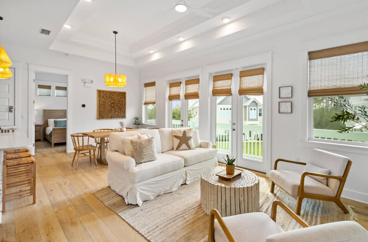 Large open living space.
