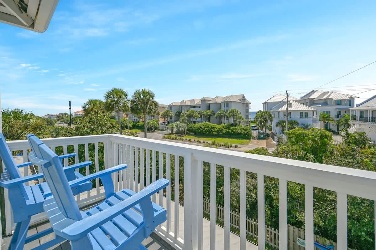 Gulf view from 3rd floor balcony!