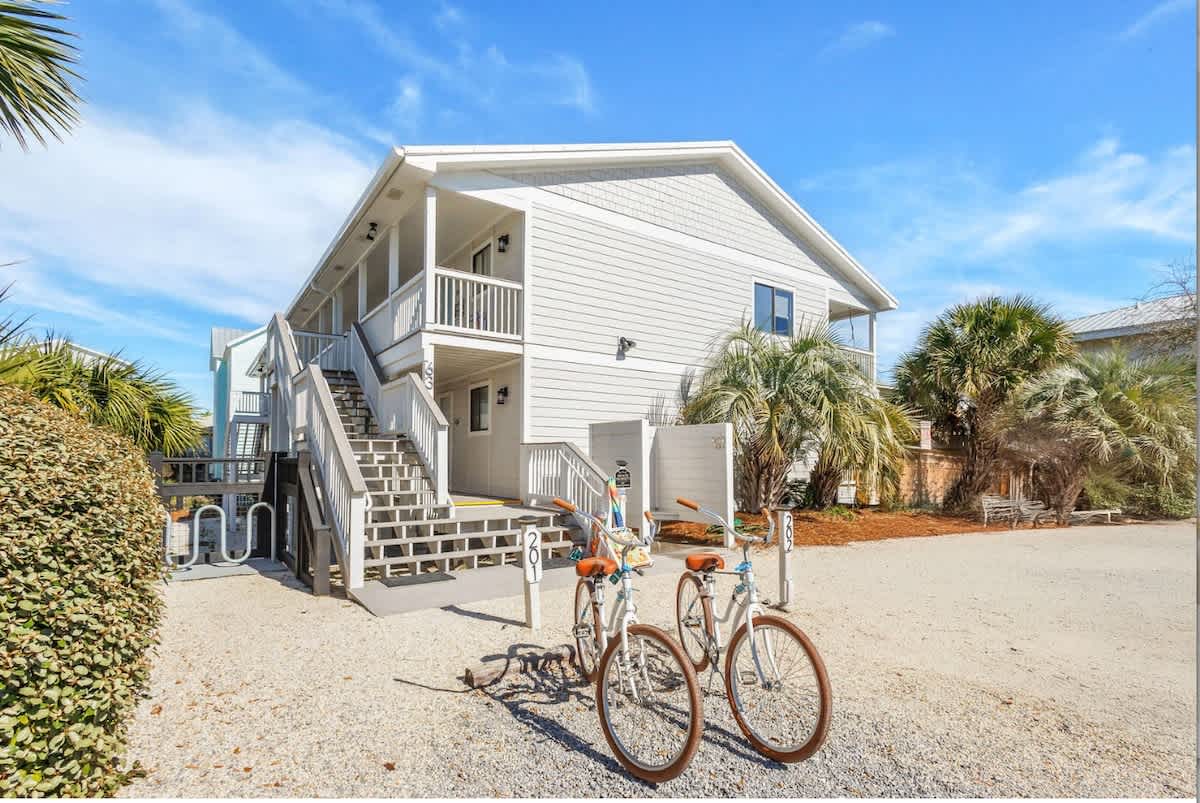 Home includes 2 adult bikes.