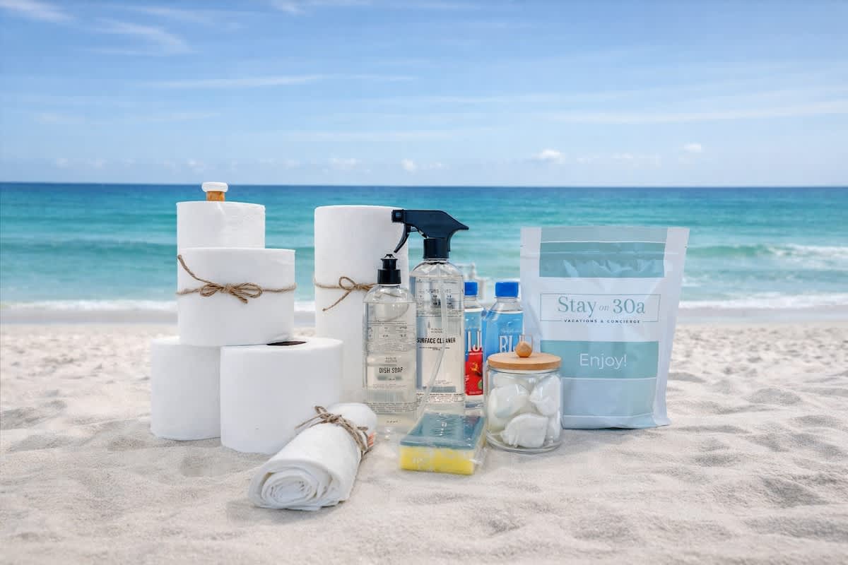 Kick back and relax everything you need to start your stay is here!