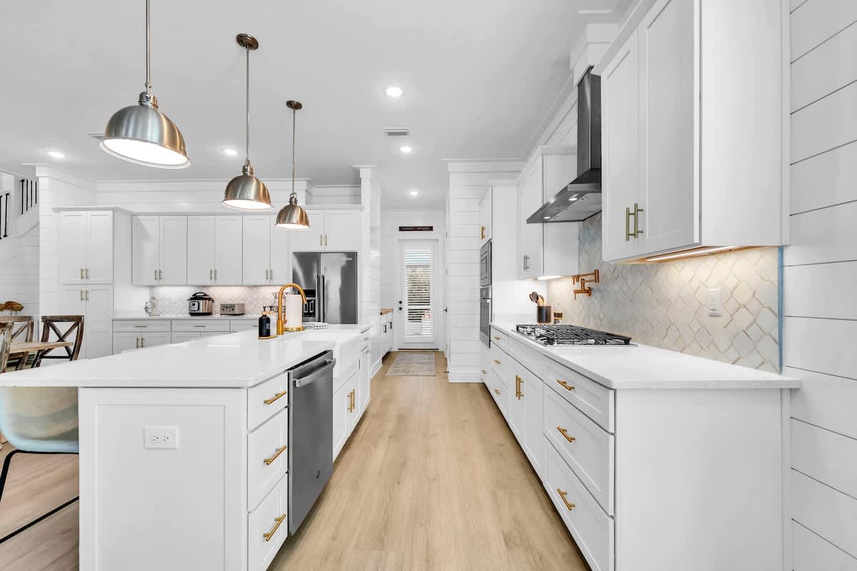 Gourmet kitchen for cooking together as a family or bringing in a private chef!
