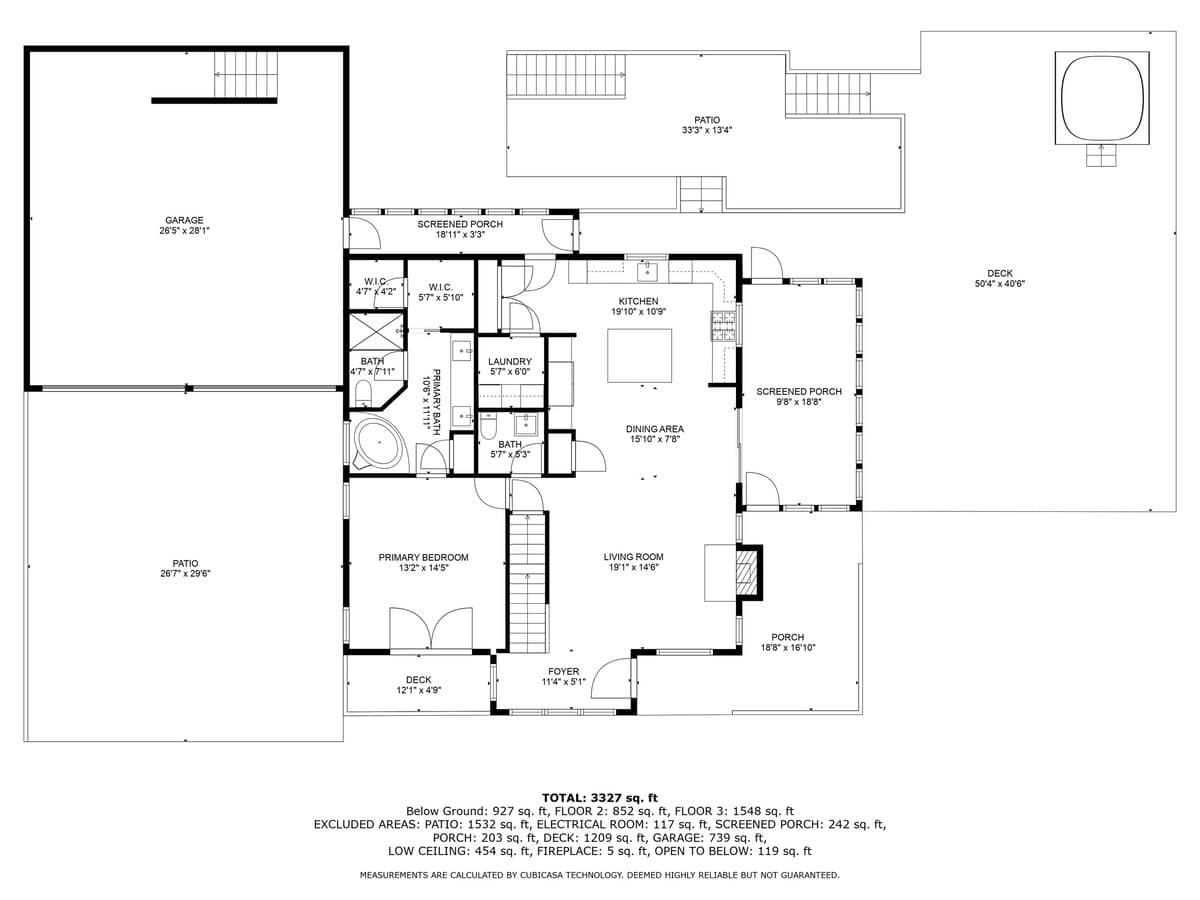 The Moose House's 2nd Floor Lay out