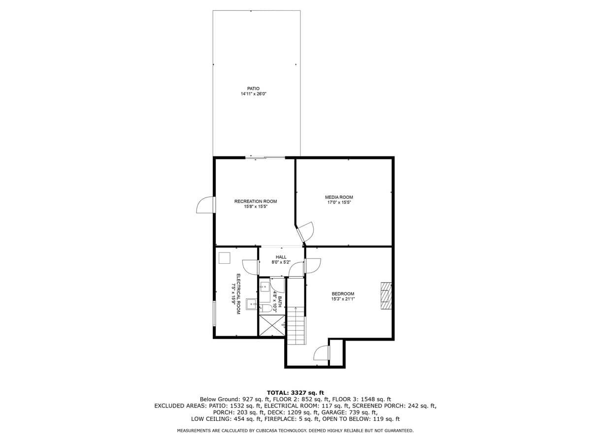 The Moose House's 1st Floor Lay out