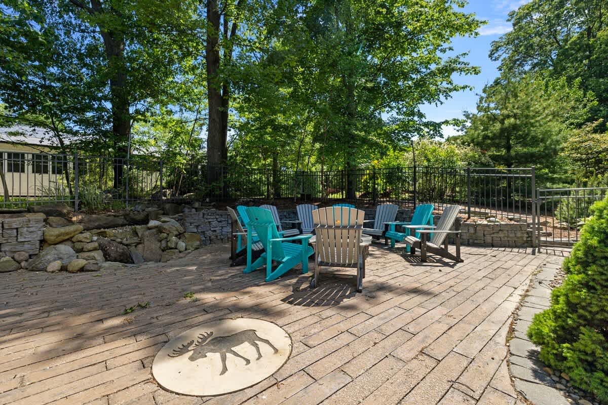 A perfect spot for reminiscing about the day's adventures.