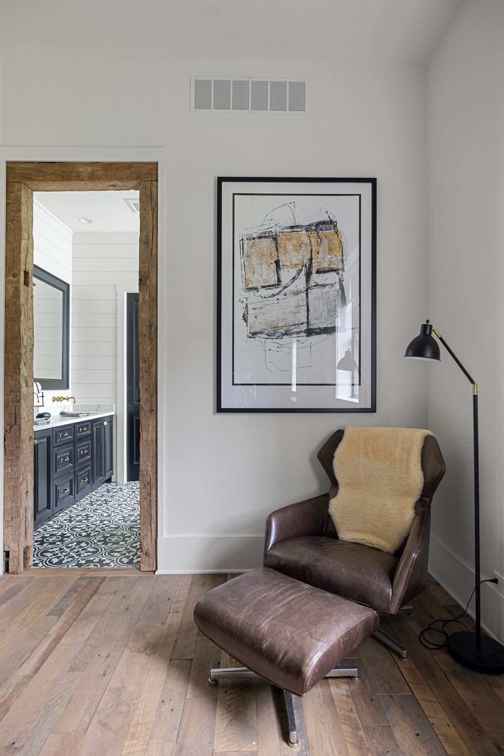 The main en-suite features a high-end, private bath.