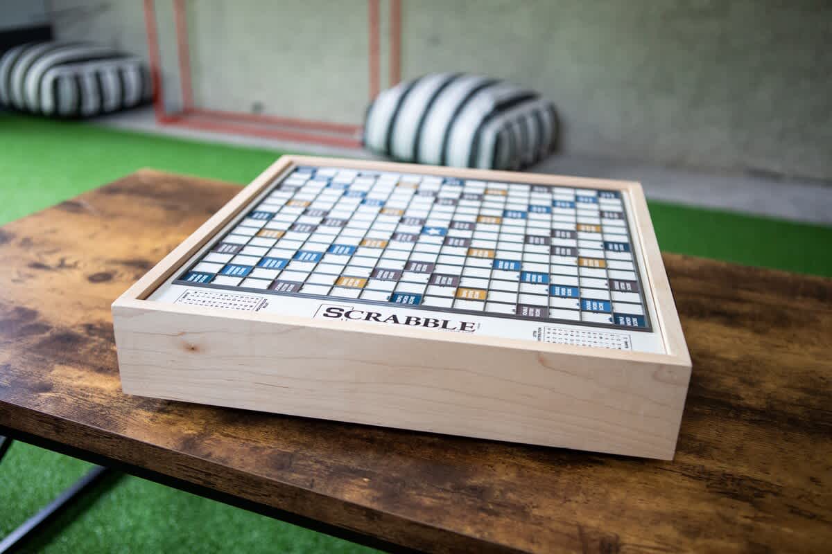 There are so many words to describe the awesome recreation room – perhaps you can come up with a few yourself!