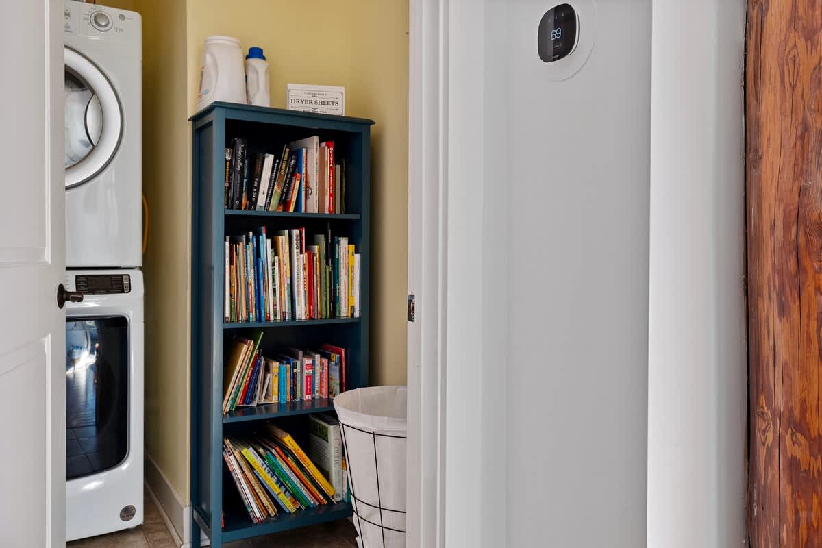 A laundry room is an amenity must for any traveling family!