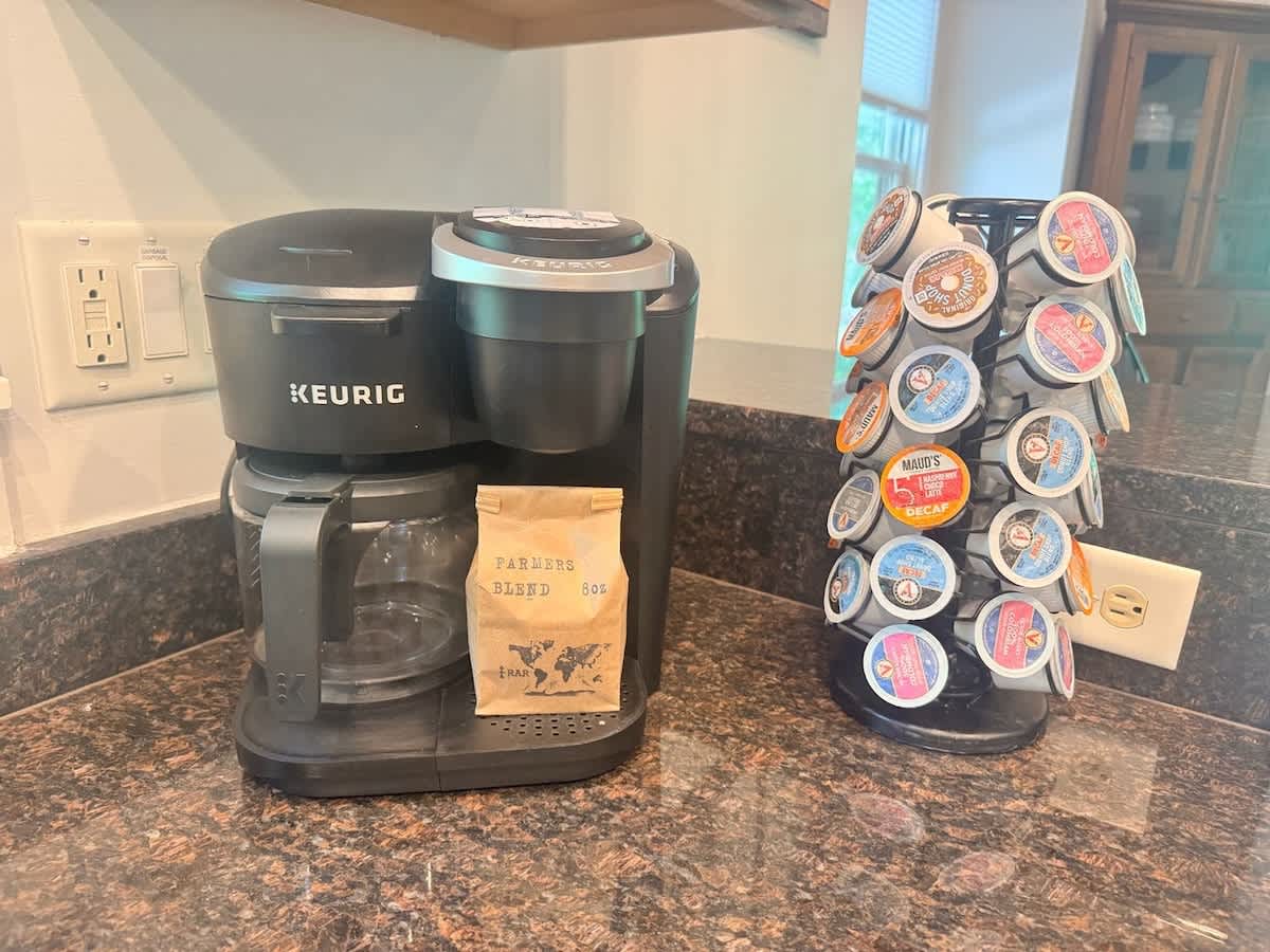 Coffee lovers, rejoice—Keurig and Farmer’s Blend ready to go.
