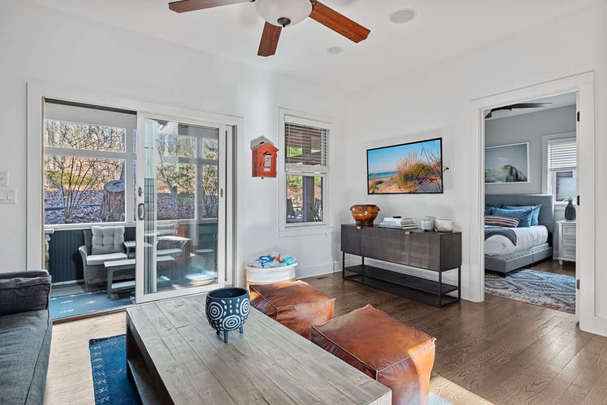 Conveniently step out to the private hot tub on the covered lanai.