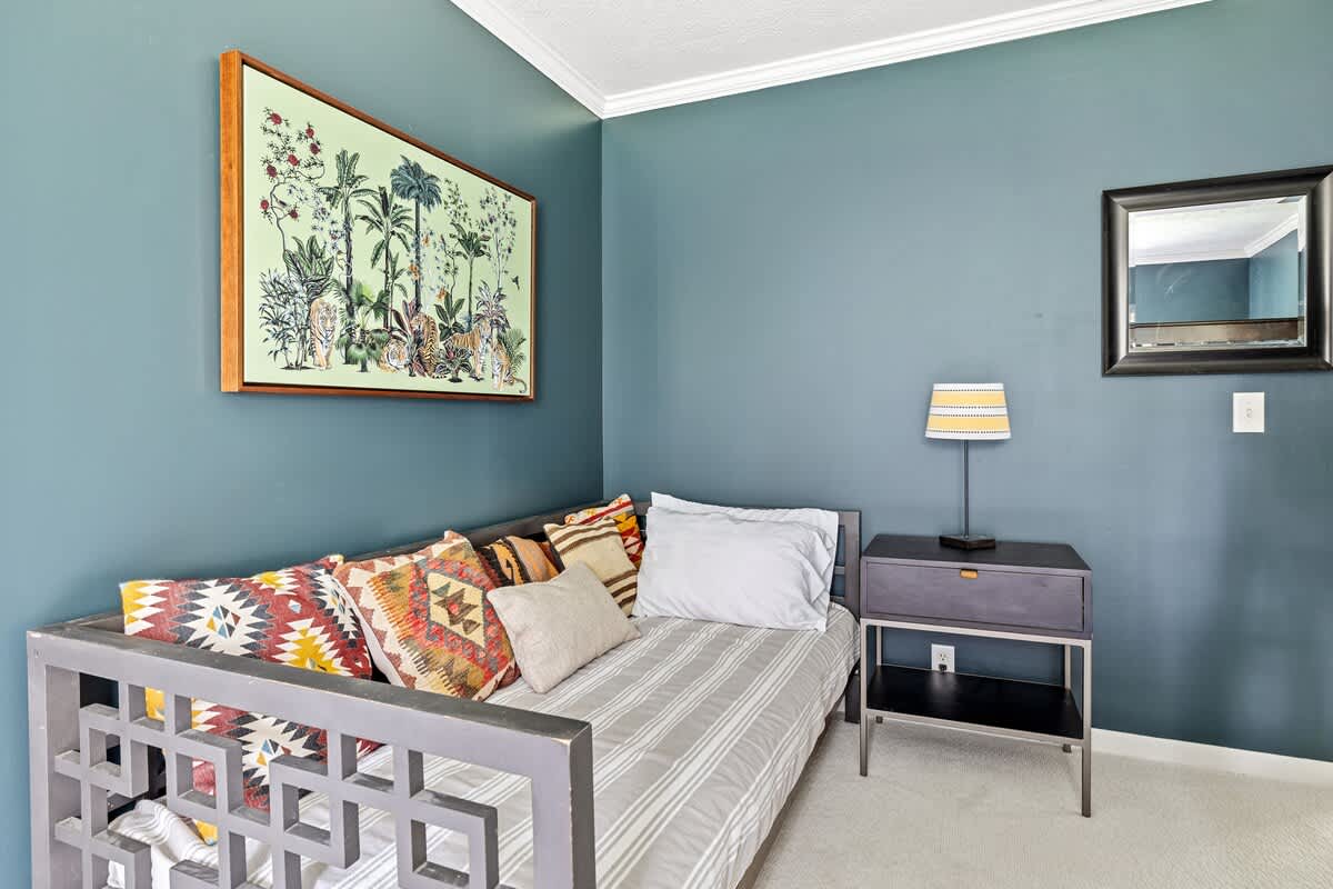 The peaceful atmosphere ensures a restful night’s sleep.