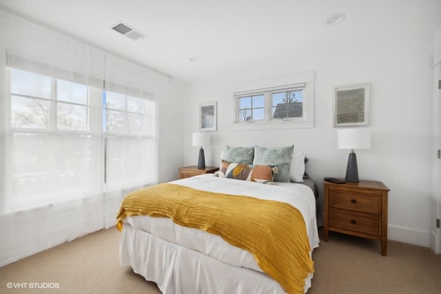 Bedroom 4 is on the upper level & has a queen-size bed.