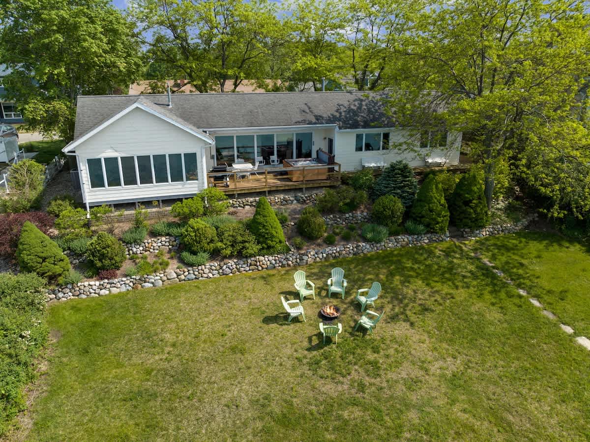 Stargaze from our fire-ring area after a delightful day of exploring.