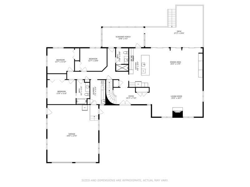 Main Destination's 1st floor layout.