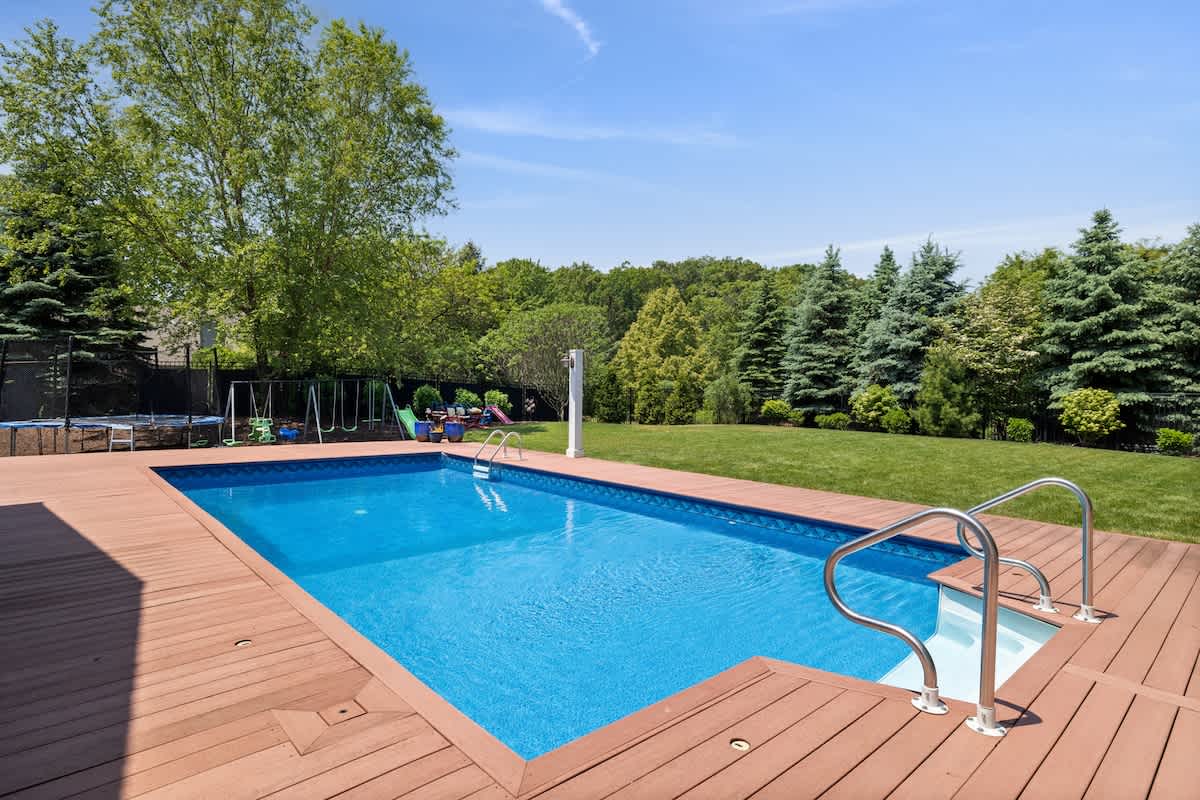 Take a refreshing dip in the heated pool at Main Destination.