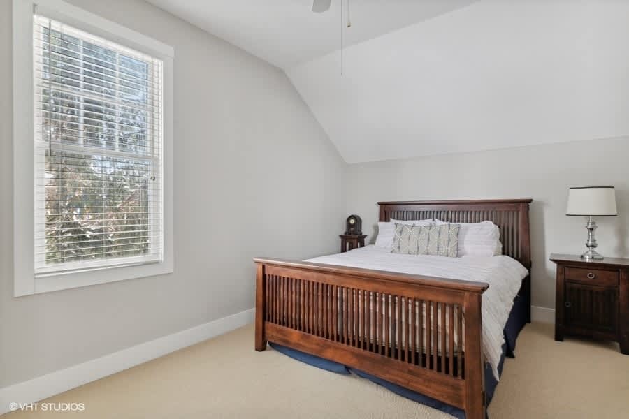 Bedroom 3 is on the upper level & has queen-size bed.