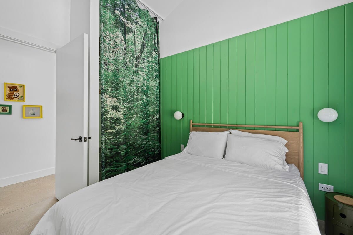 All bedrooms have convenient bedside lamps for late night reading.