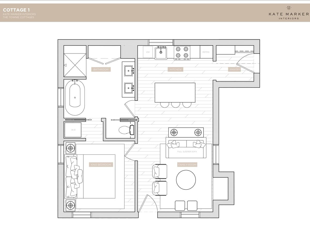 Townie 1 The Ivy Floor Plan
