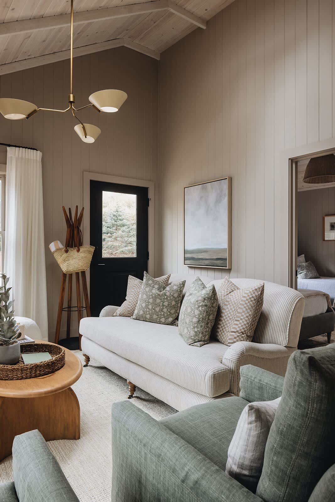 You and your guests will have lots of places to sit and enjoy the fireplace.