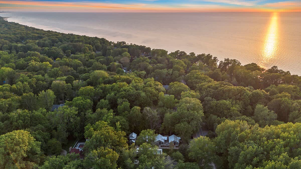 Finding serenity from above.