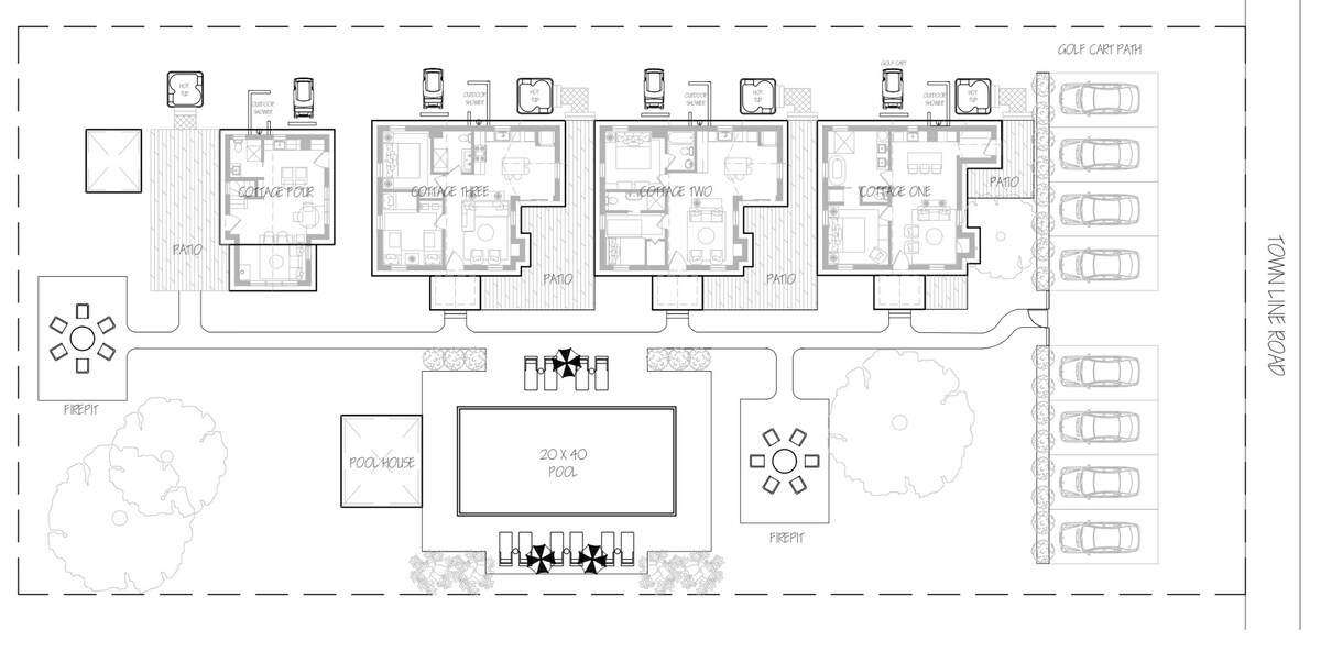 The Townie Cottages Site Plan