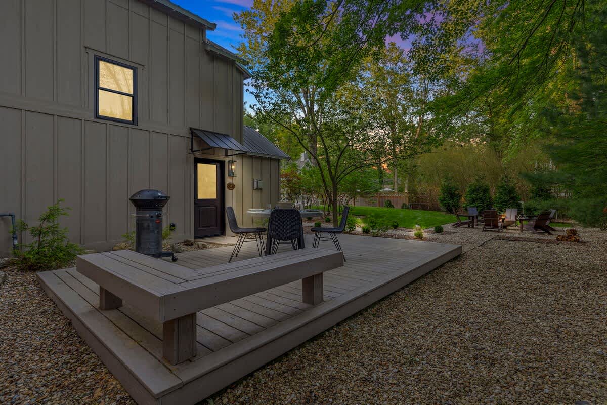 Finding peace in my little outdoor oasis!