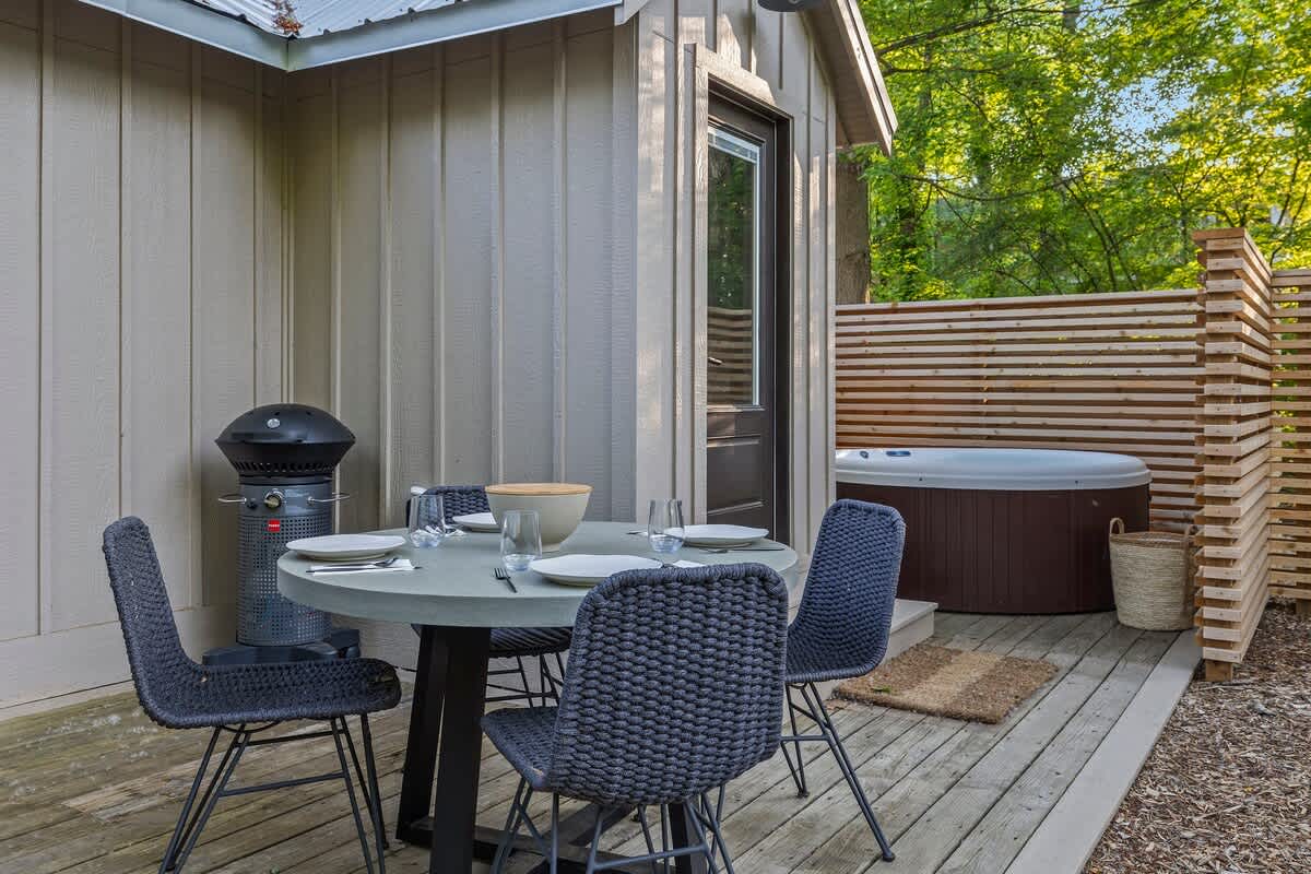 Serene setting for a cozy evening.