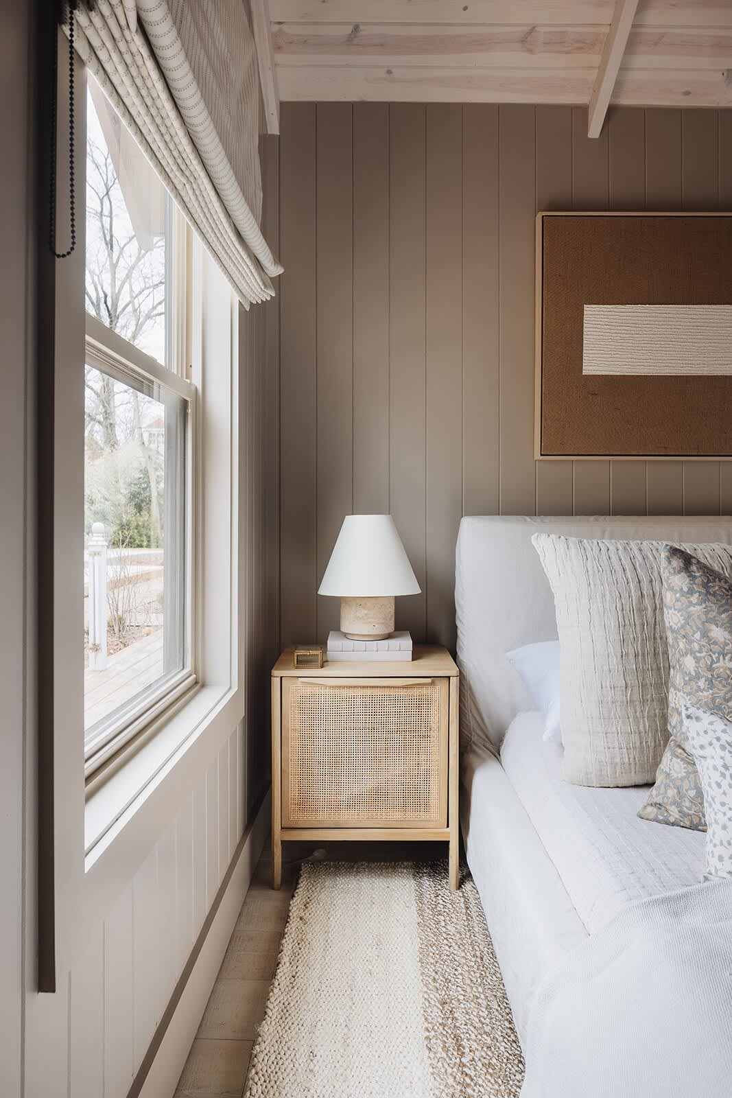 Our designer loves making each bedroom a lush sanctuary for visiting guests.