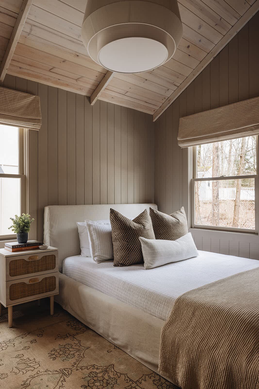 A plush-as-can-be bed, great natural light and 2 views. A superb place to sleep.