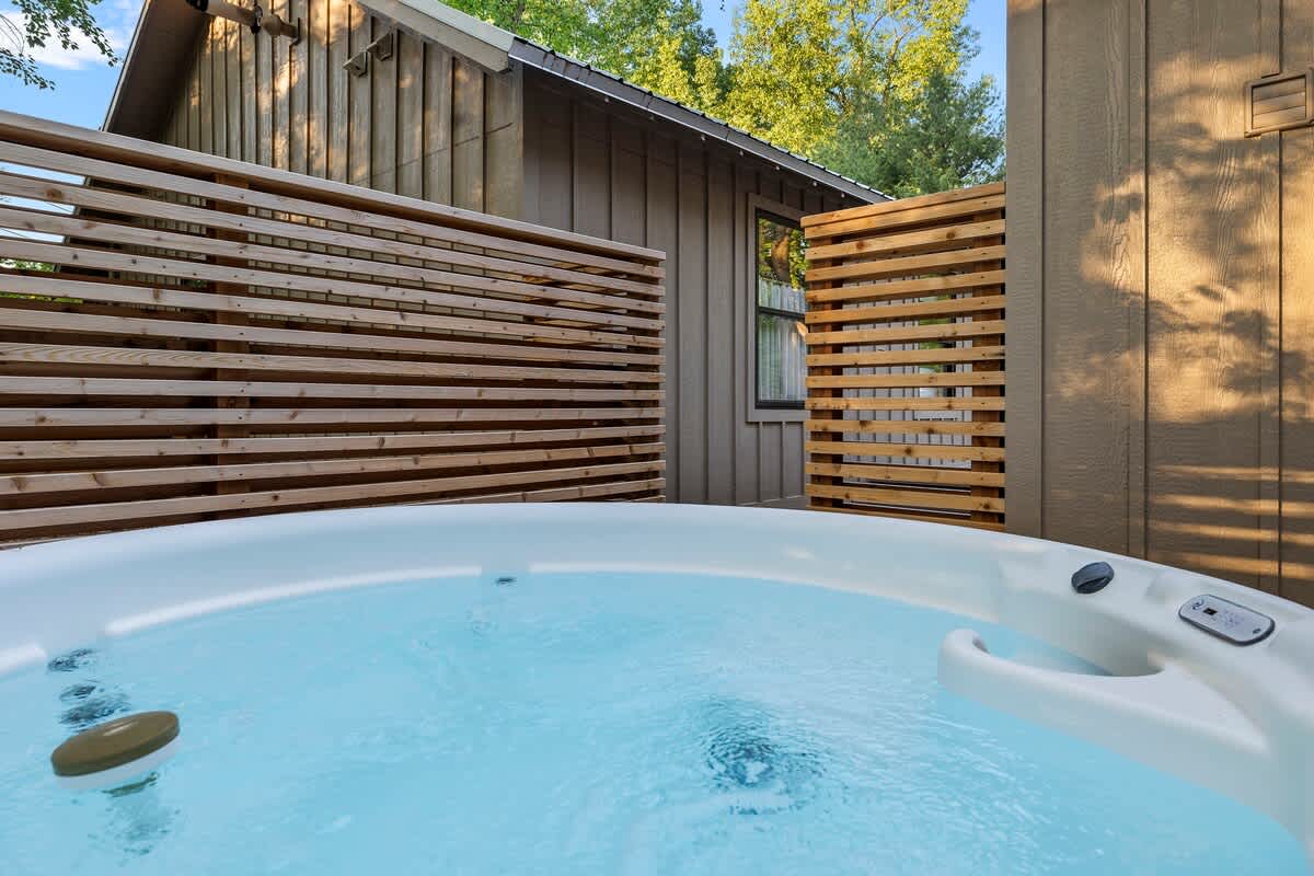 Escaping to a private oasis right in the backyard