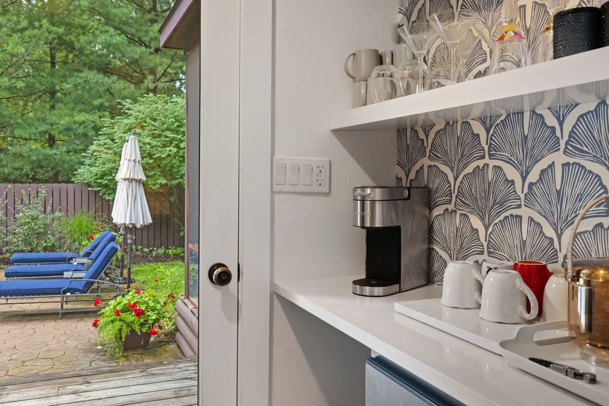 Become your own barista at our modern coffee bar.