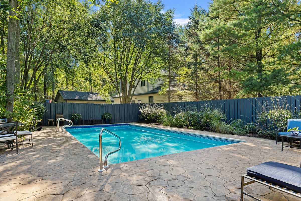 Take a dip in our heated inground pool.