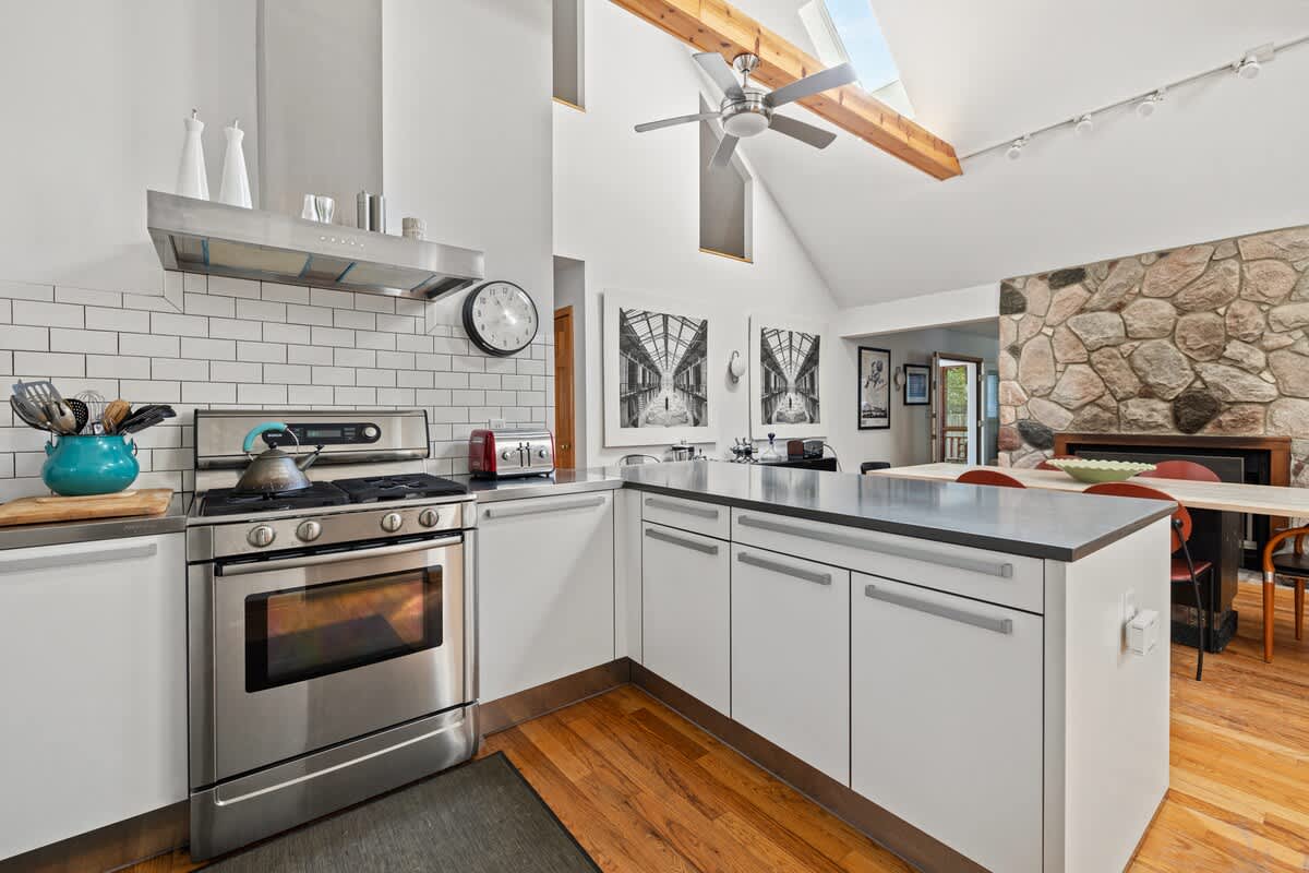 Our kitchen is a testament to modern living.