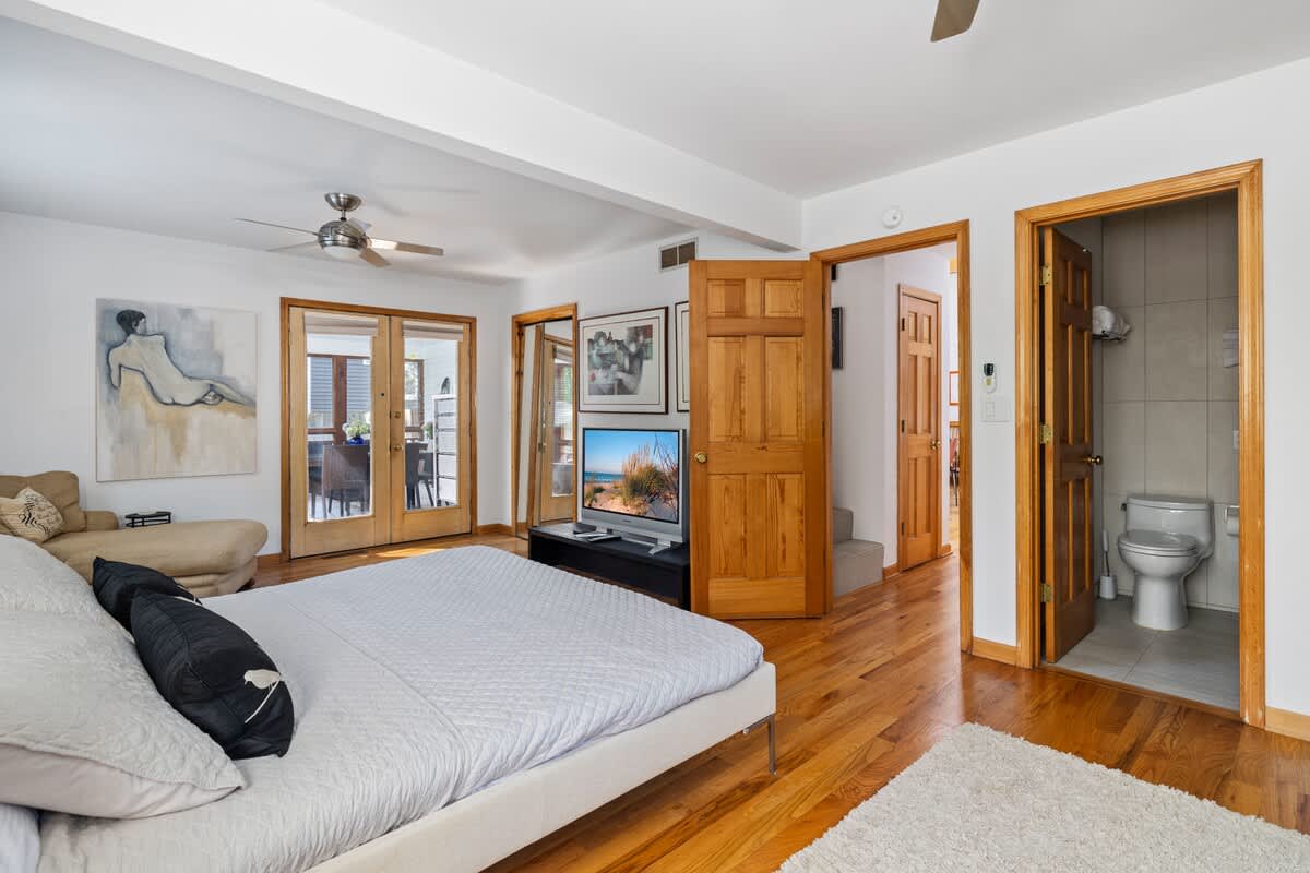 Turn on your favorite movie and unwind for the evening.