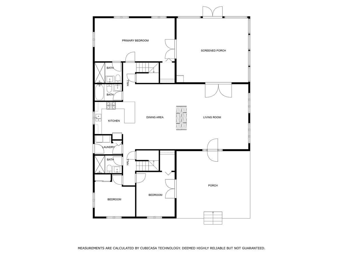 Casa Azur's 1st Floor Layout