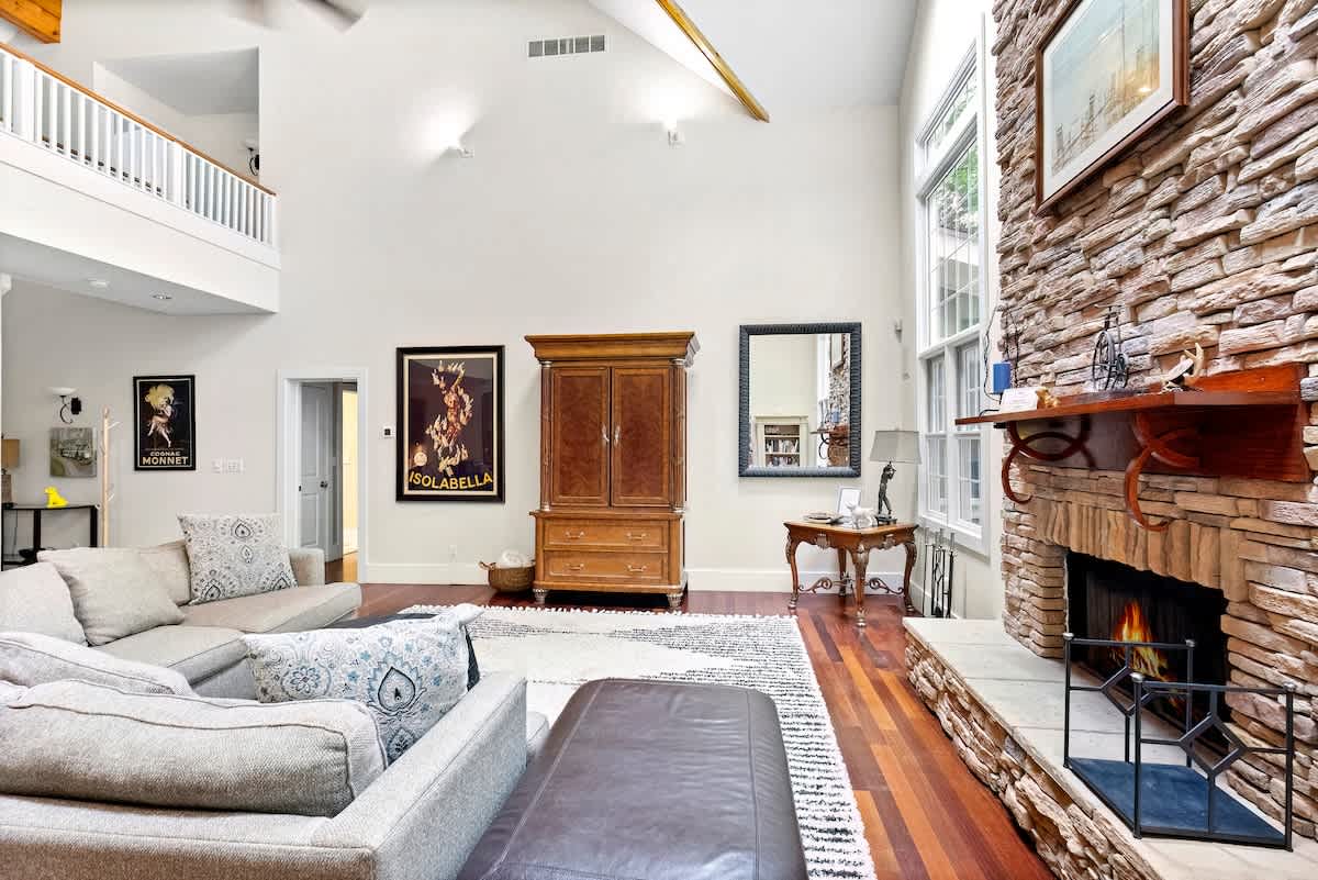 Statement stonework and style in every corner.