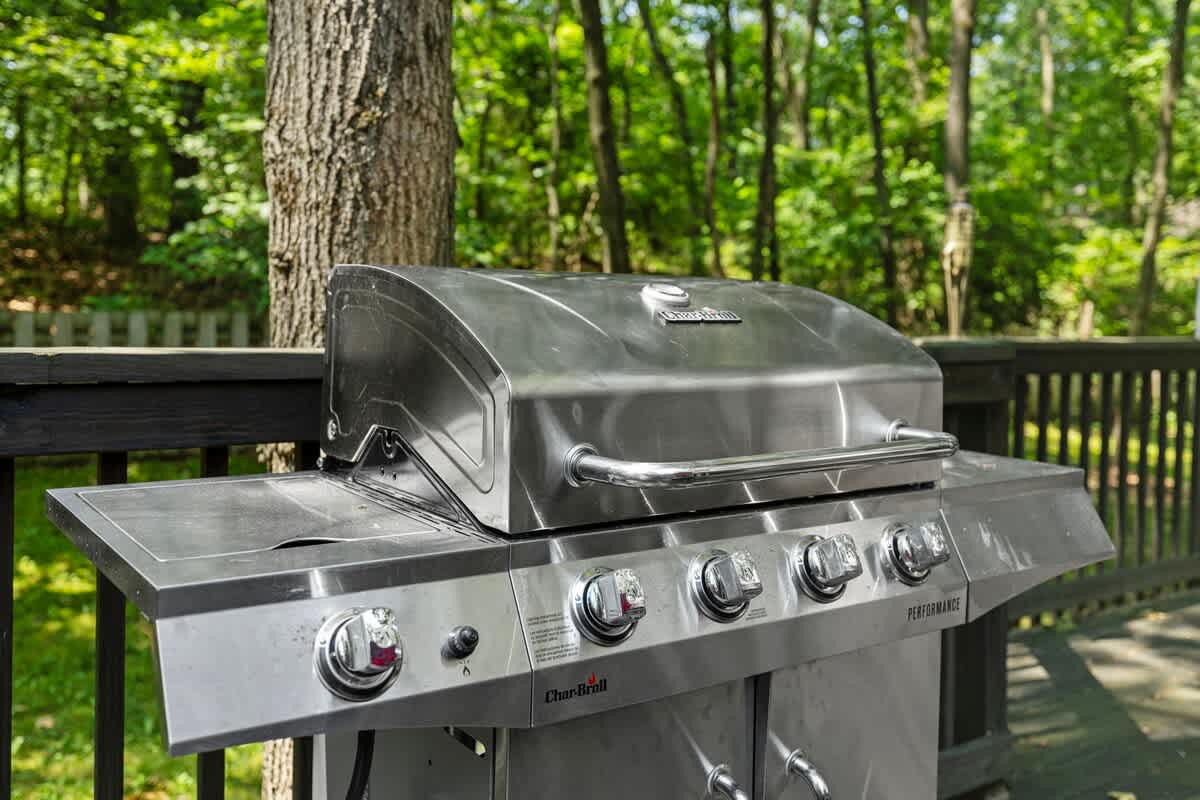 Grillin' and chillin' in the great outdoors! What's on the menu tonight?