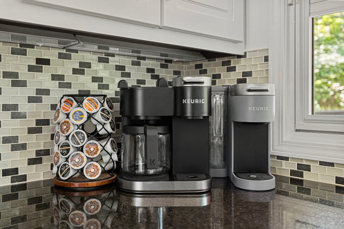 Starting the day right with a perfect cup of coffee.