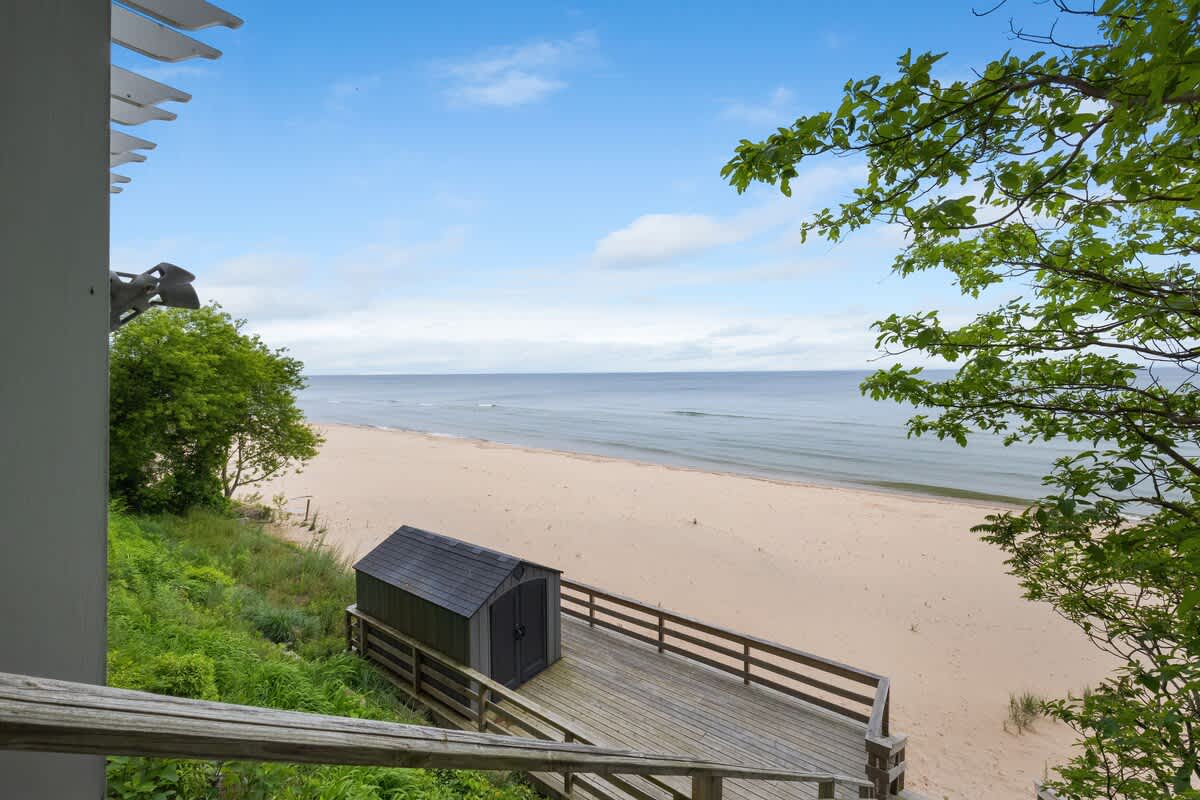 Private beach access to sugar-soft sands.
