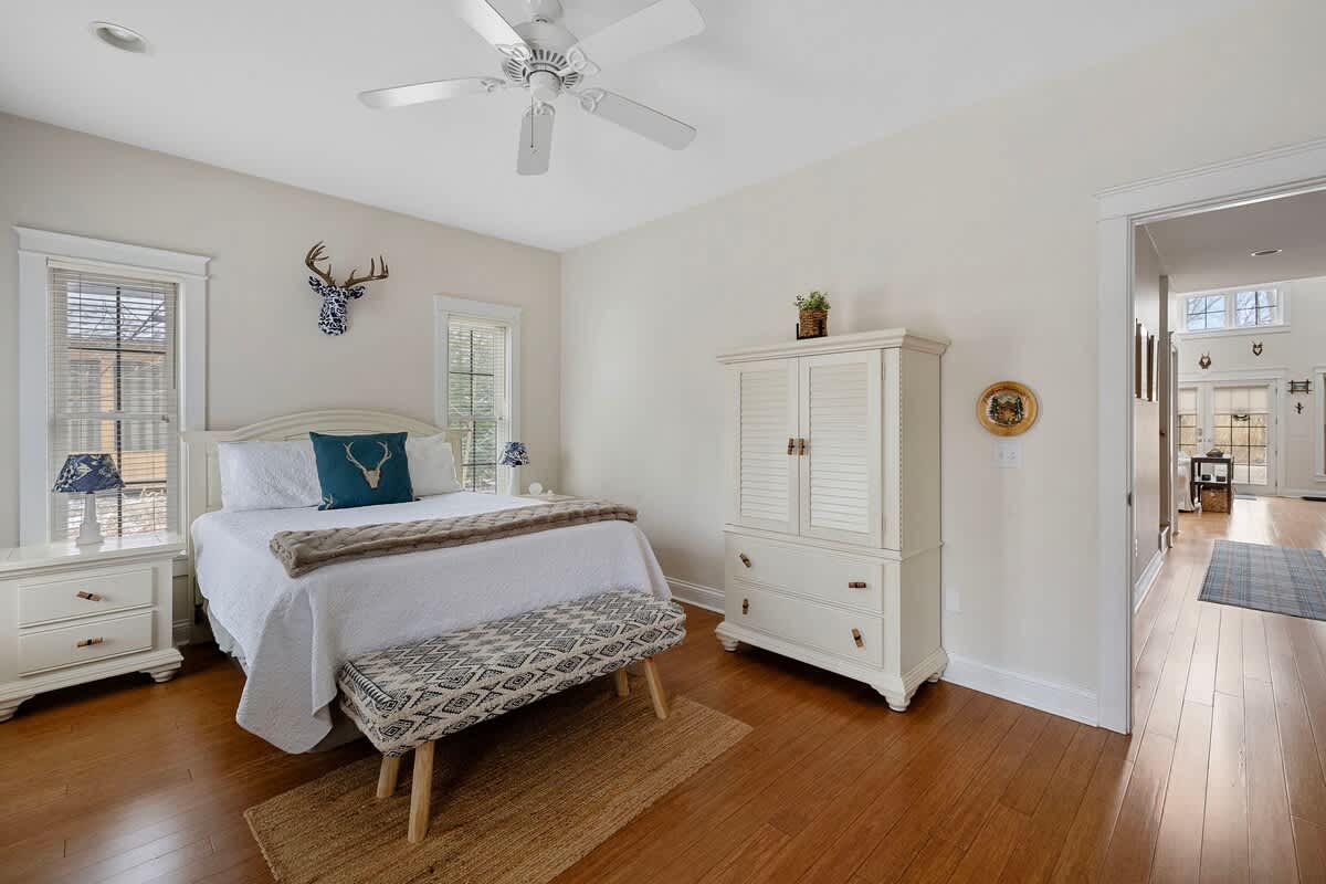 To ensure a sound sleep, every bedroom uses premium-quality bedding and linens.