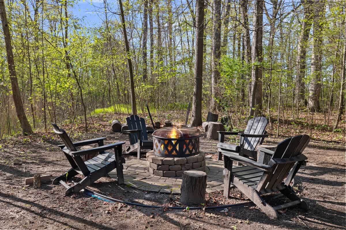These Adirondack chairs look mighty nice right about now. Vacation station.