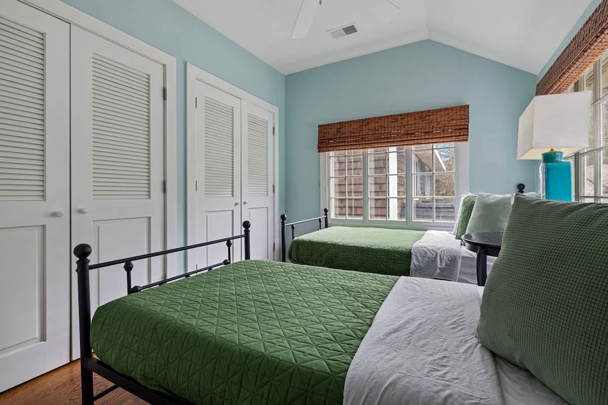 Bedroom 3 is on the upper level and has 2 twin-size bed.