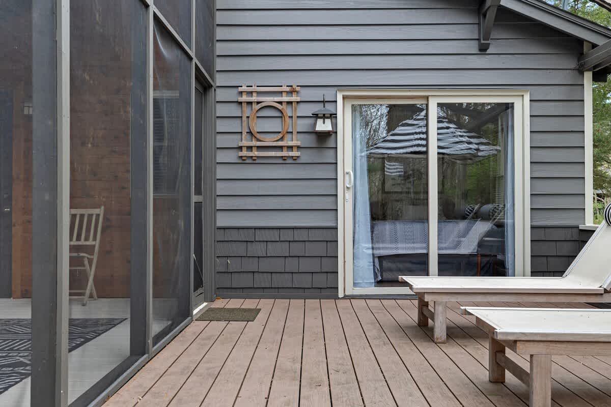 Cozy fall days and starry nights await on this patio!