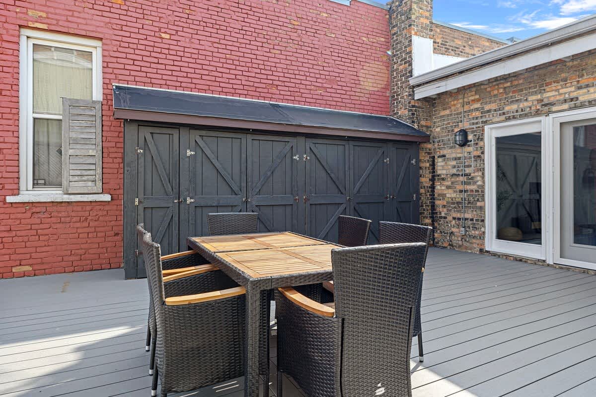 Perfect spot for enjoying summer evenings with friends and family.