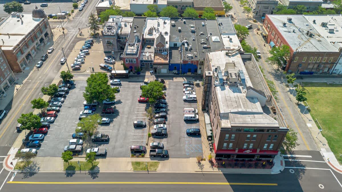 Convenient and spacious parking right in the heart of the city!