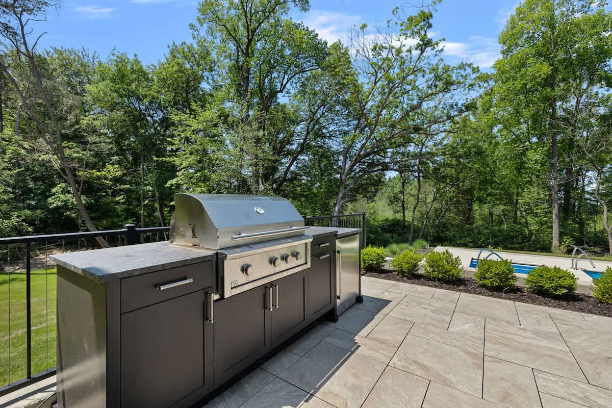 Grilling with a view.