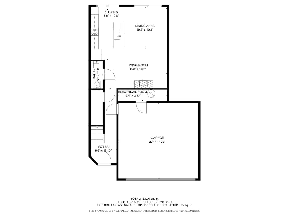 Sandy Shores First Floor Lay out.