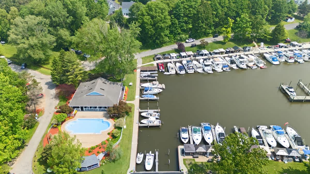 Enjoy access to the marina pool and docks just a short walk away.
