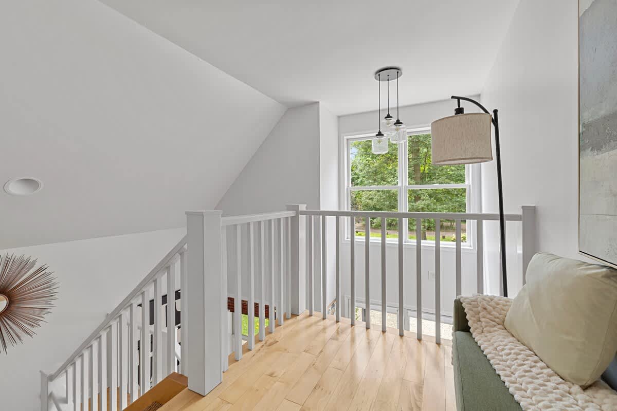 Bask in the natural light that fills this serene and inviting space.