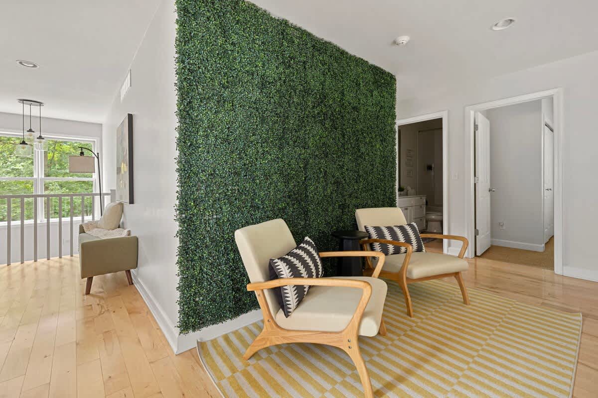 Kick back and relax in this cozy reading nook – your personal escape!