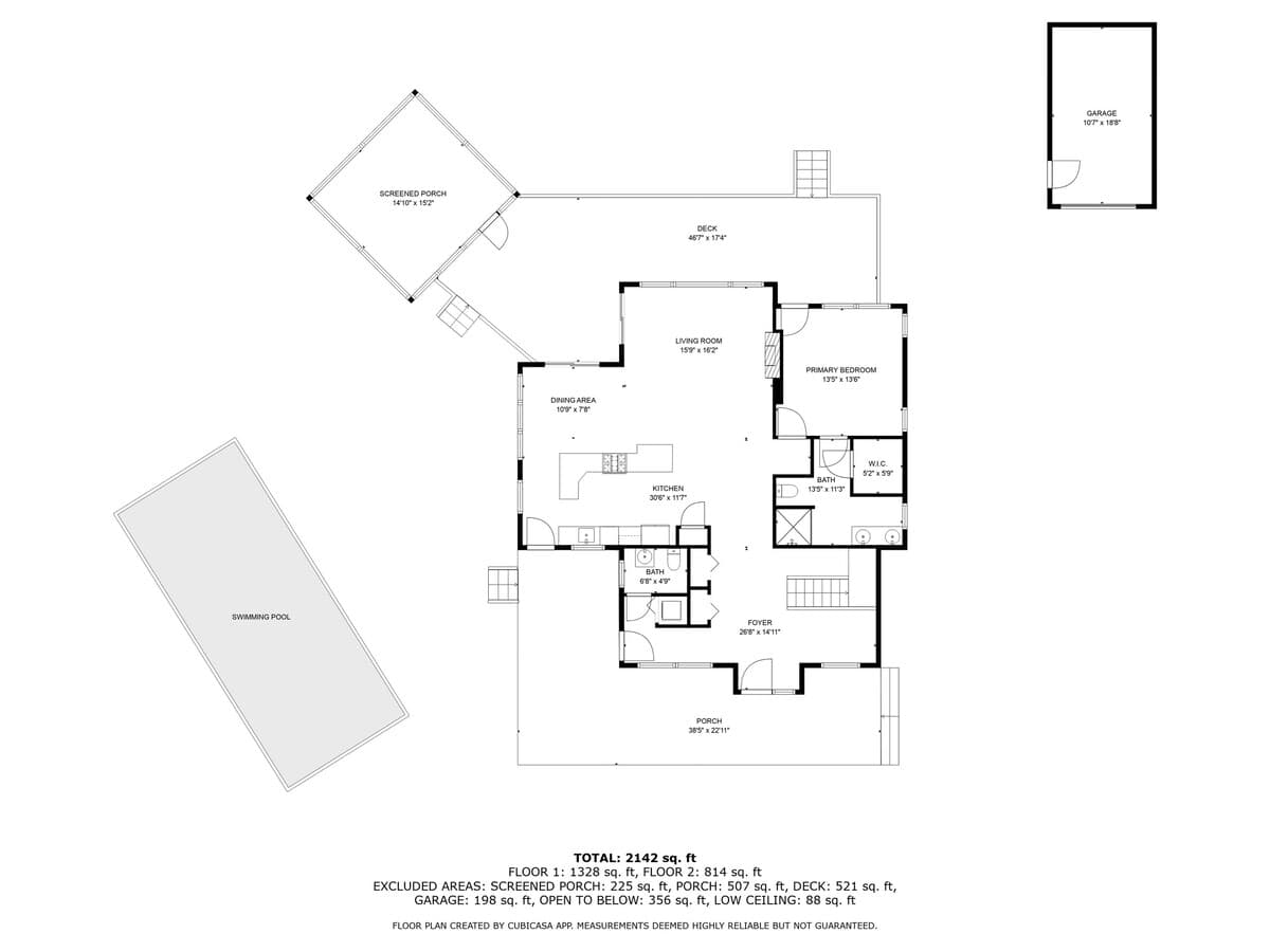 Gray Haven's 2nd Floor Layout.